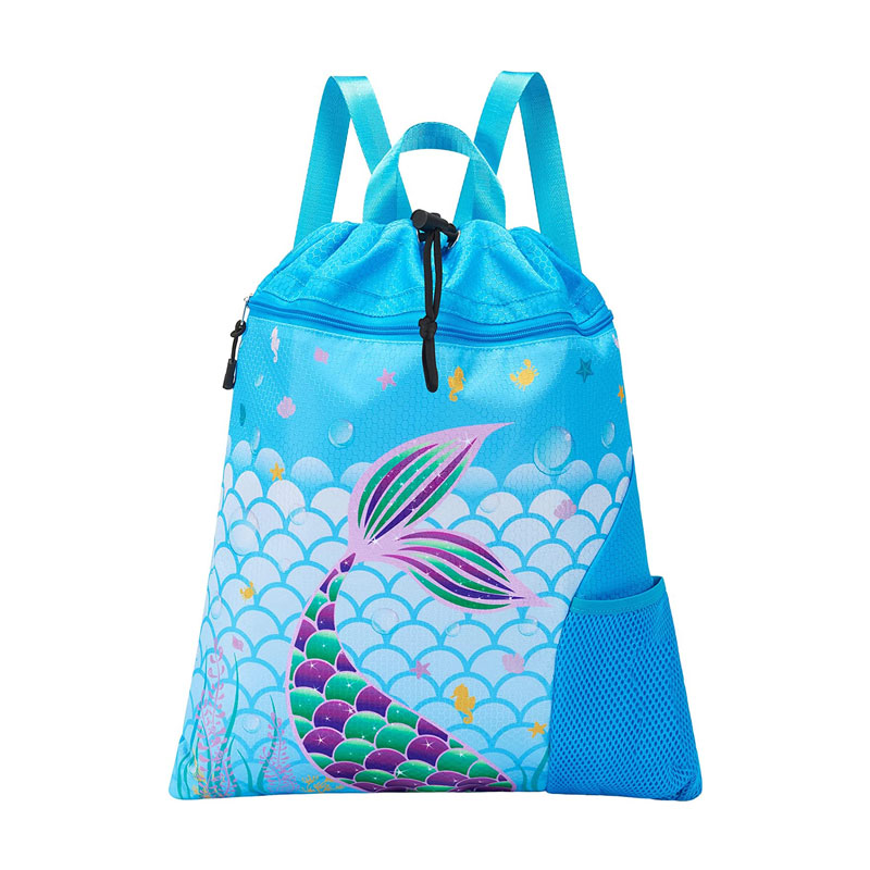 Isikhwama Sentambo ye-Mermaid Gym Drawstring