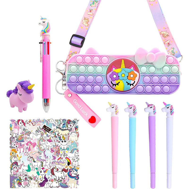 I-Unicorn Penseli Case Unicorn Stationary Isethi Yamantombazane